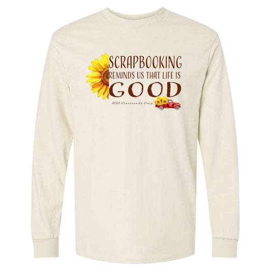 2025 Crossroads Crop Long Sleeve Tee