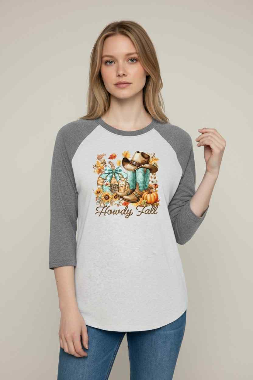 Howdy Fall Raglan