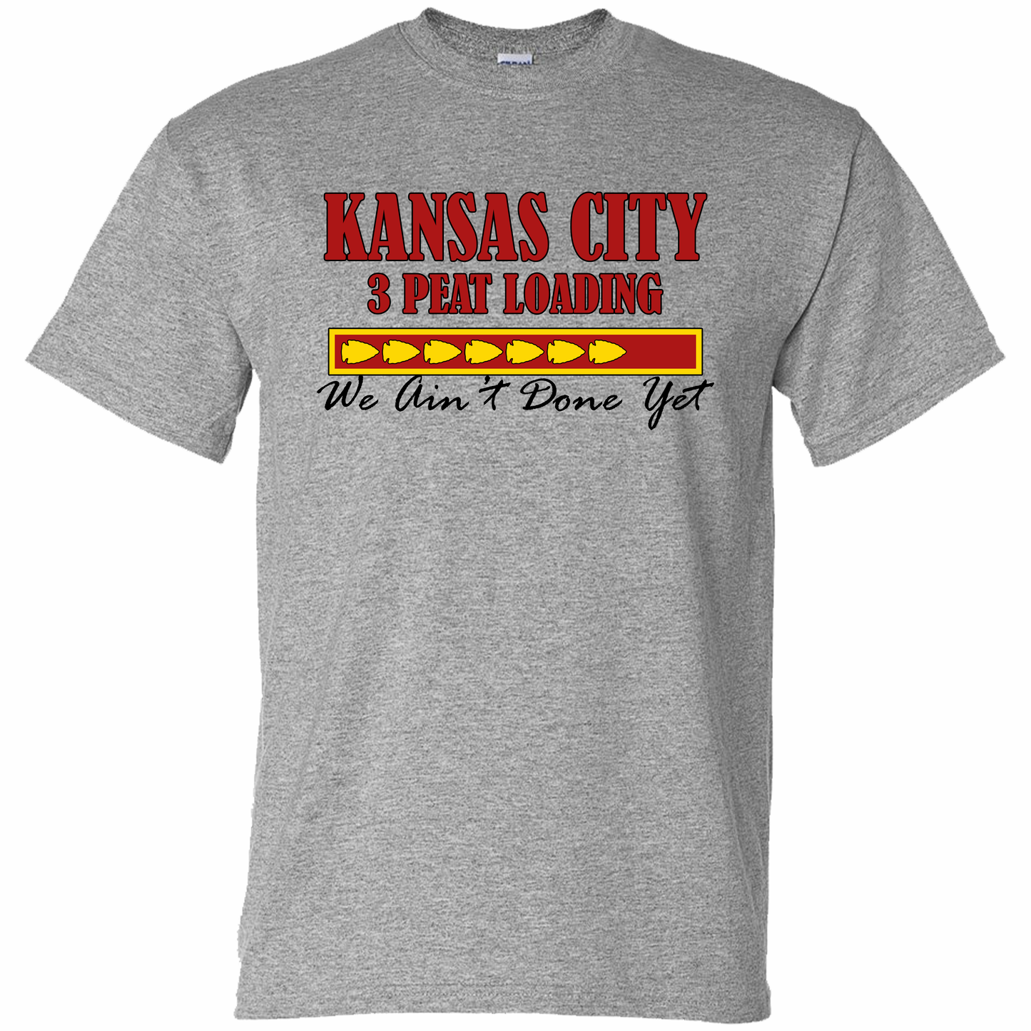 Kansas City 3 Peat Loading Tee